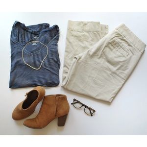 Tommy Hilfiger Light Khaki Cropped Chinos